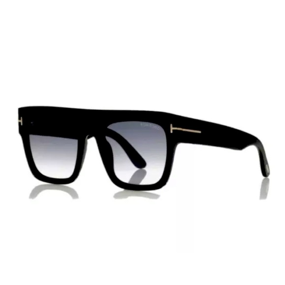 Tom Ford Sunglasses FT0847 Renee Black Gold Gray - Picture 2 of 6